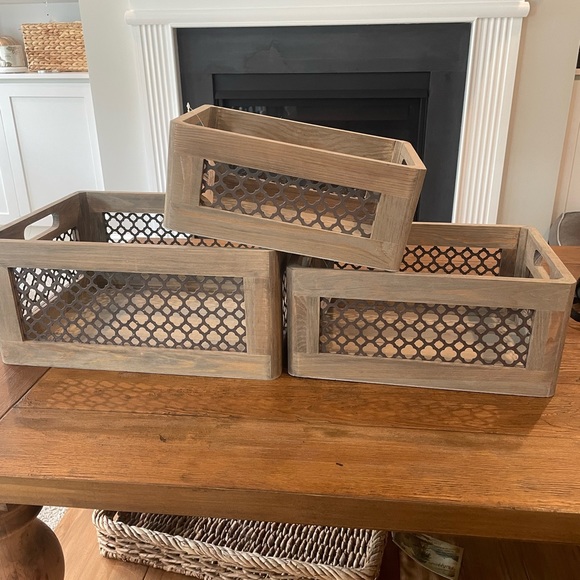 3 decorative baskets - Picture 1 of 9